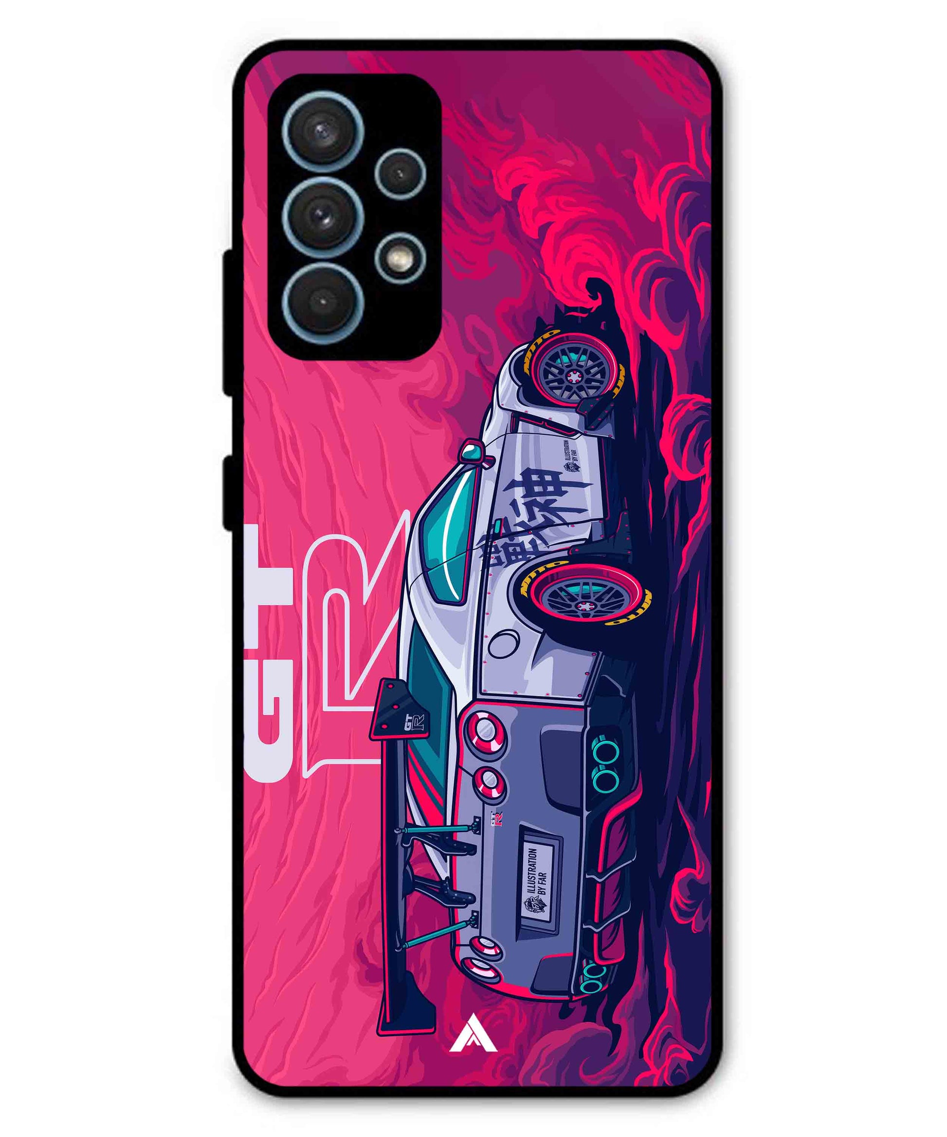 GTR Car Metal Back Cover Phone Case for Samsung Galaxy A52