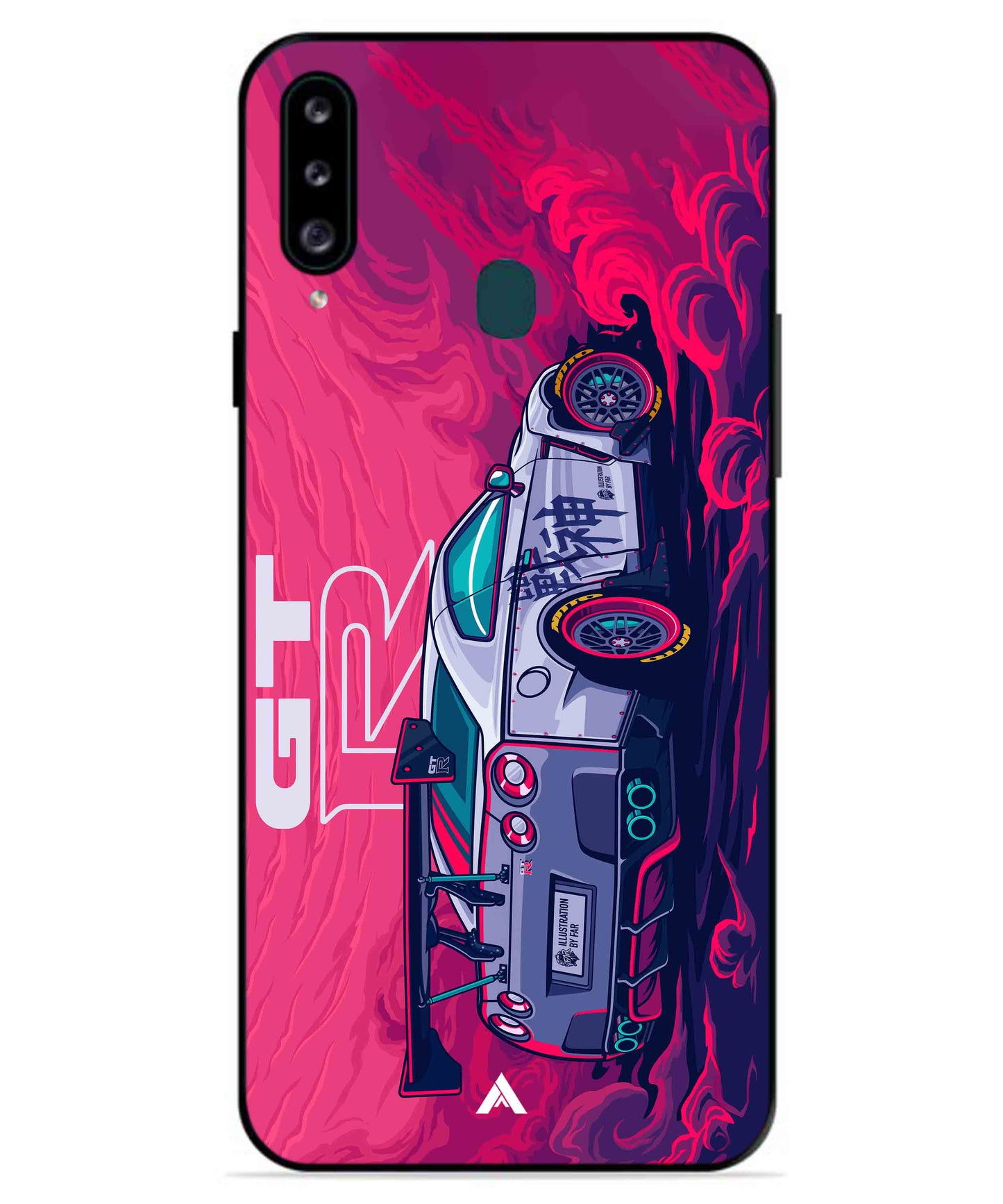 GTR Car Metal Back Cover Phone Case for Samsung Galaxy A70s