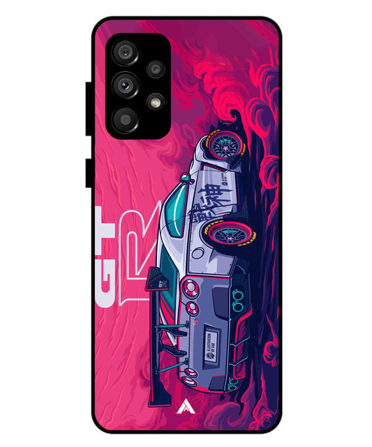 GTR Car Metal Back Cover Phone Case for Samsung Galaxy A73