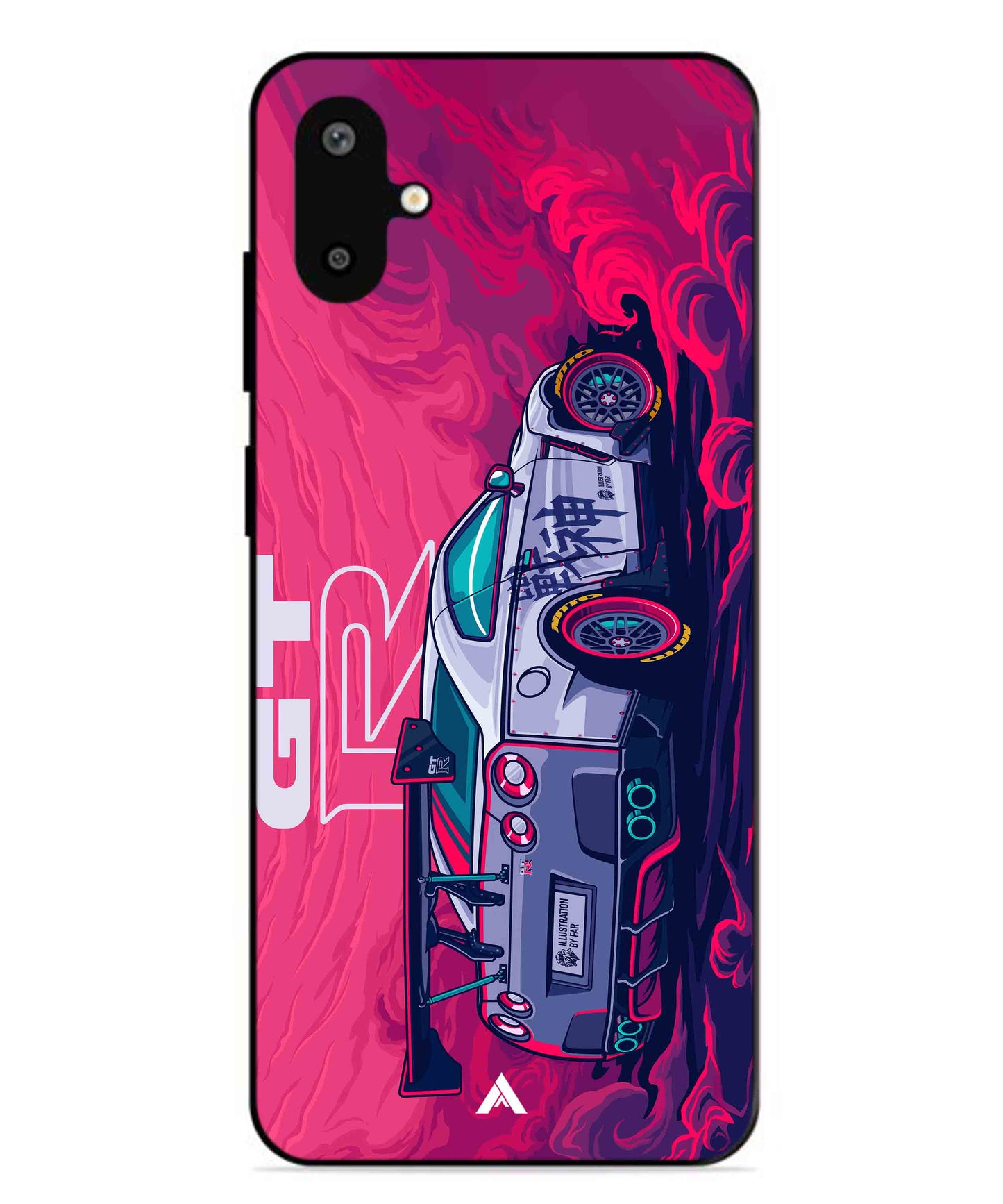GTR Car Metal Back Cover Phone Case for Samsung Galaxy F06
