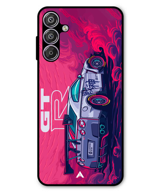 GTR Car Metal Back Cover Phone Case for Samsung Galaxy F15