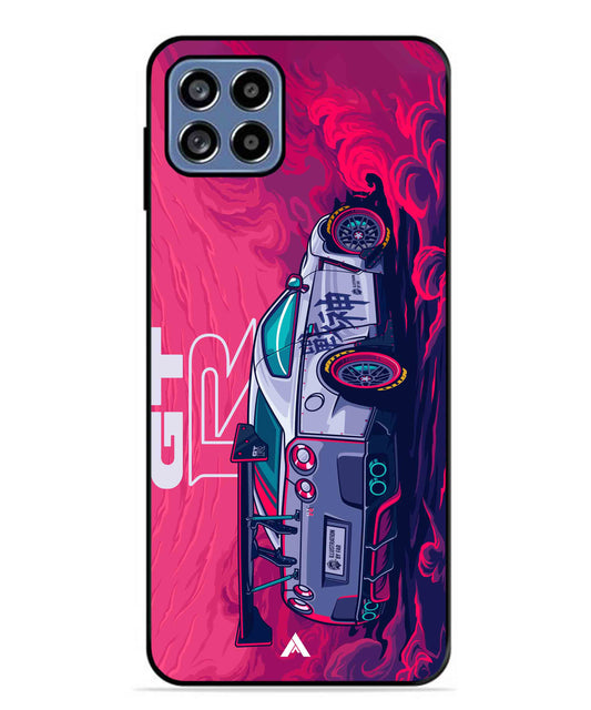 GTR Car Metal Back Cover Phone Case for Samsung Galaxy F42