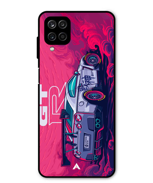 GTR Car Metal Back Cover Phone Case for Samsung Galaxy M12