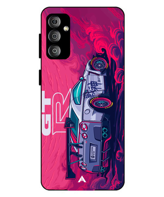 GTR Car Metal Back Cover Phone Case for Samsung Galaxy M23