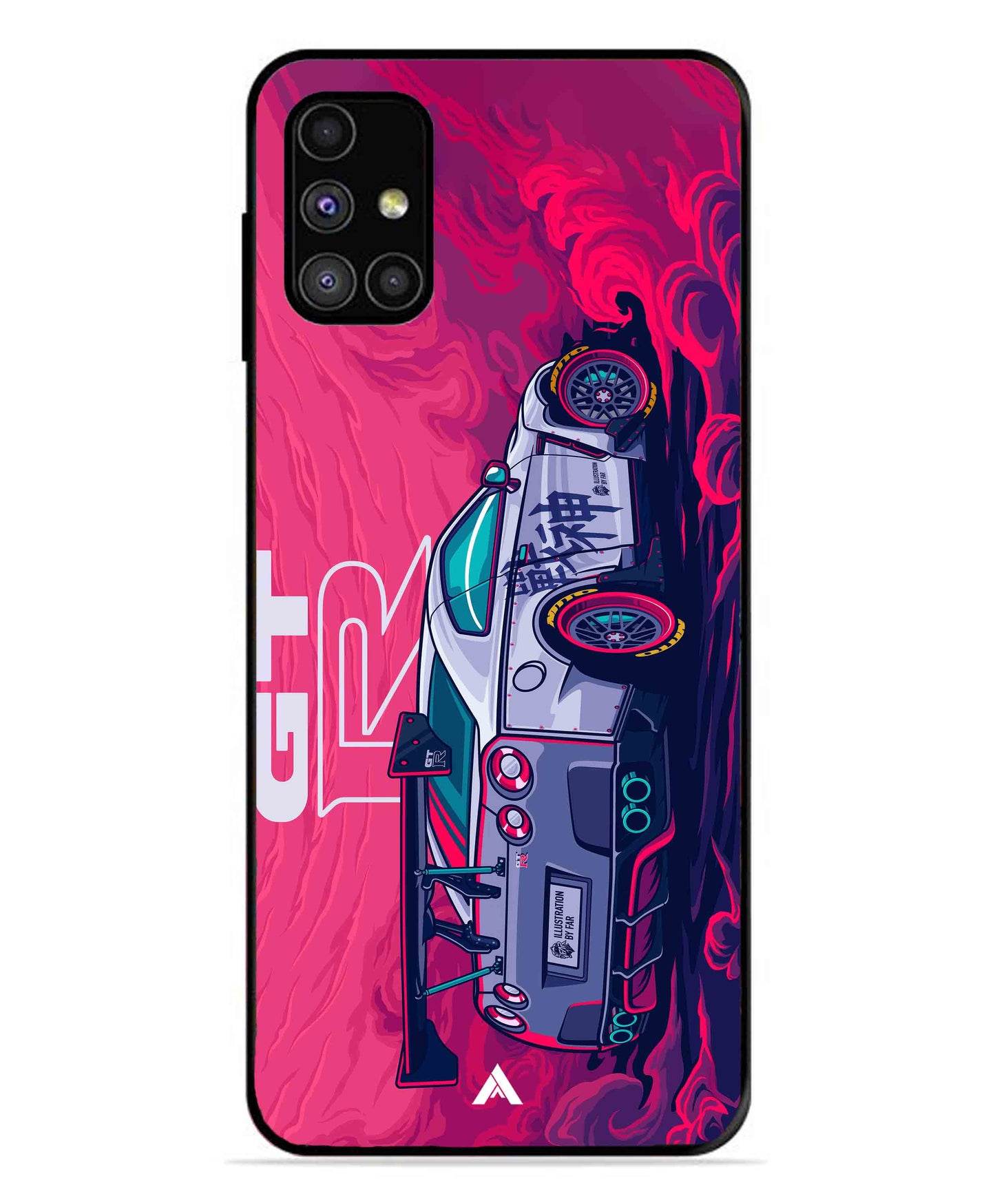 GTR Car Metal Back Cover Phone Case for Samsung Galaxy M31s