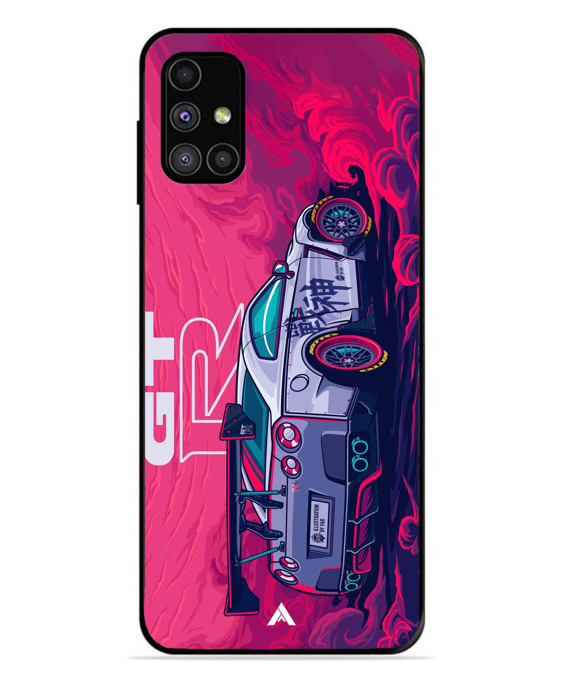 GTR Car Metal Back Cover Phone Case for Samsung Galaxy M31s