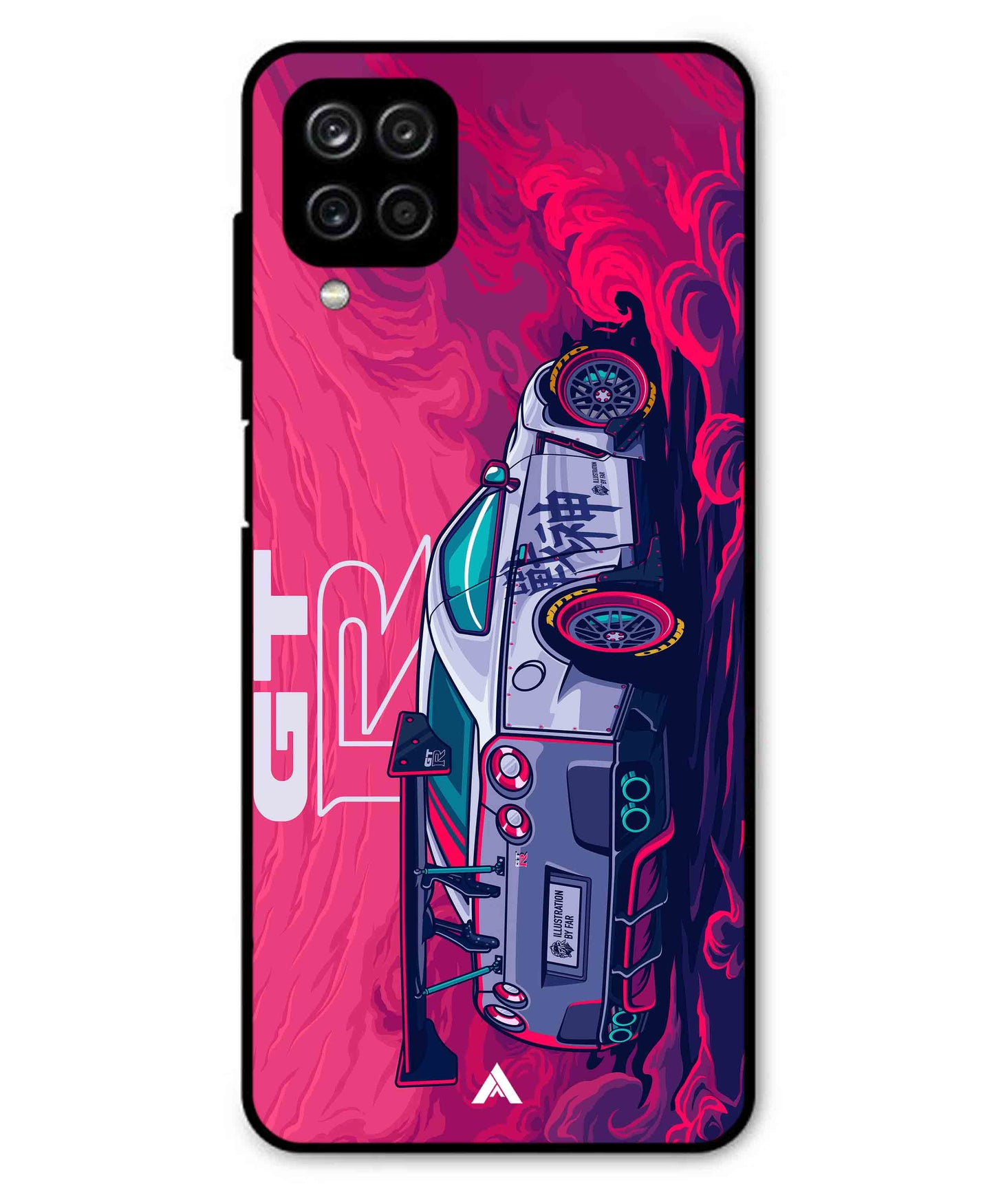 GTR Car Metal Back Cover Phone Case for Samsung Galaxy M33