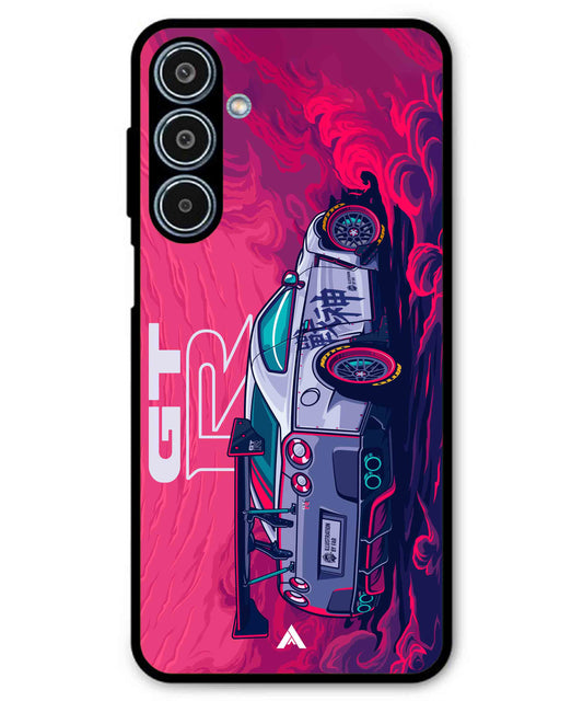 GTR Car Metal Back Cover Phone Case for Samsung Galaxy M35