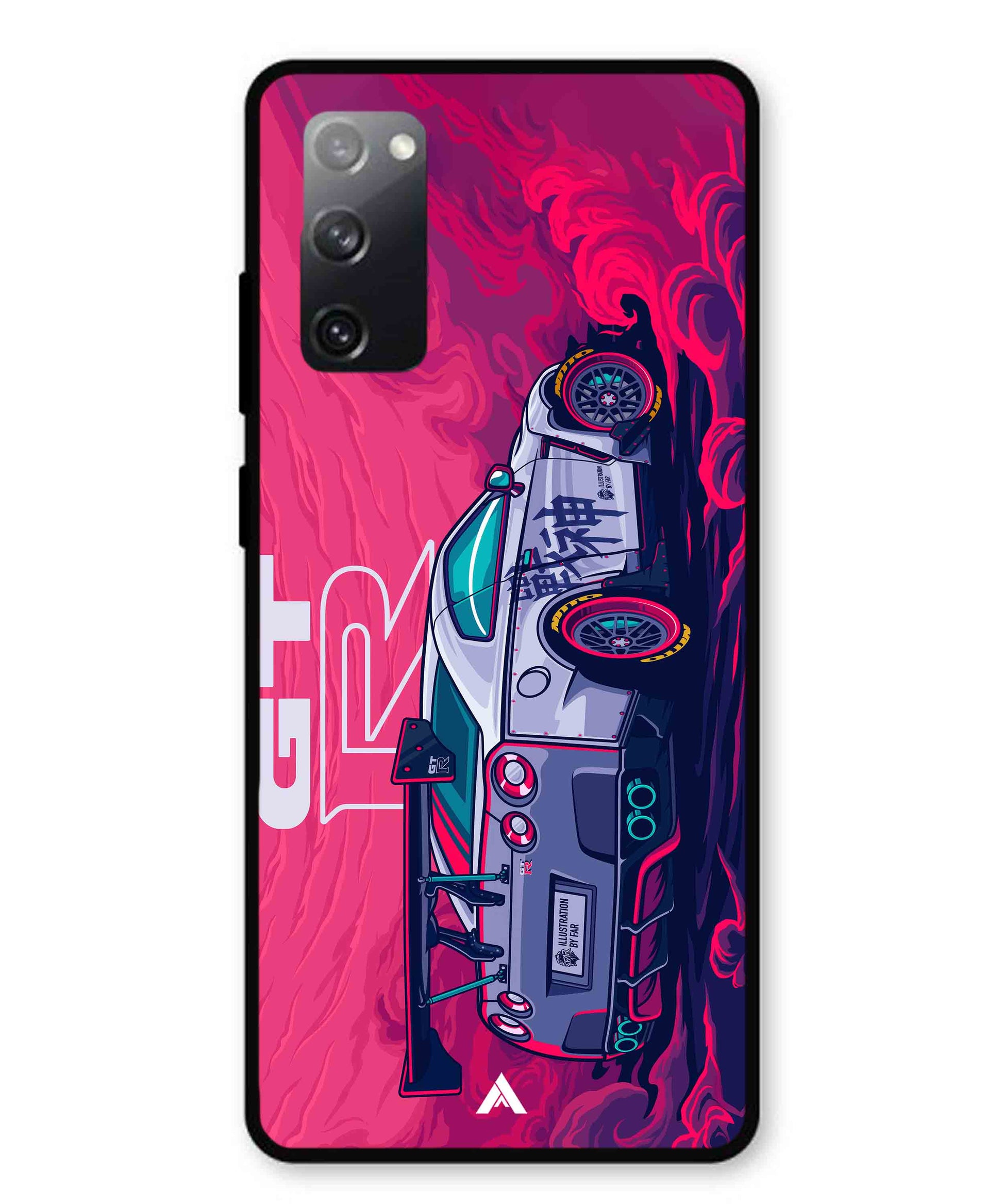 GTR Car Metal Back Cover Phone Case for Samsung Galaxy S20