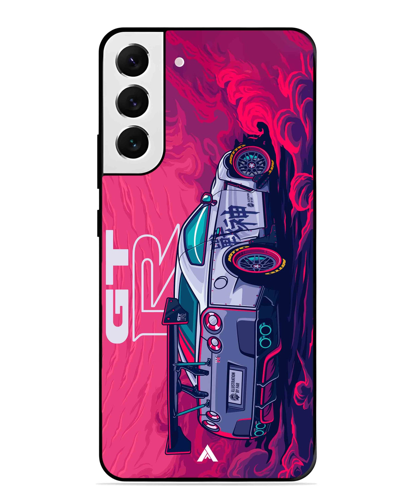 GTR Car Metal Back Cover Phone Case for Samsung Galaxy S22 Plus
