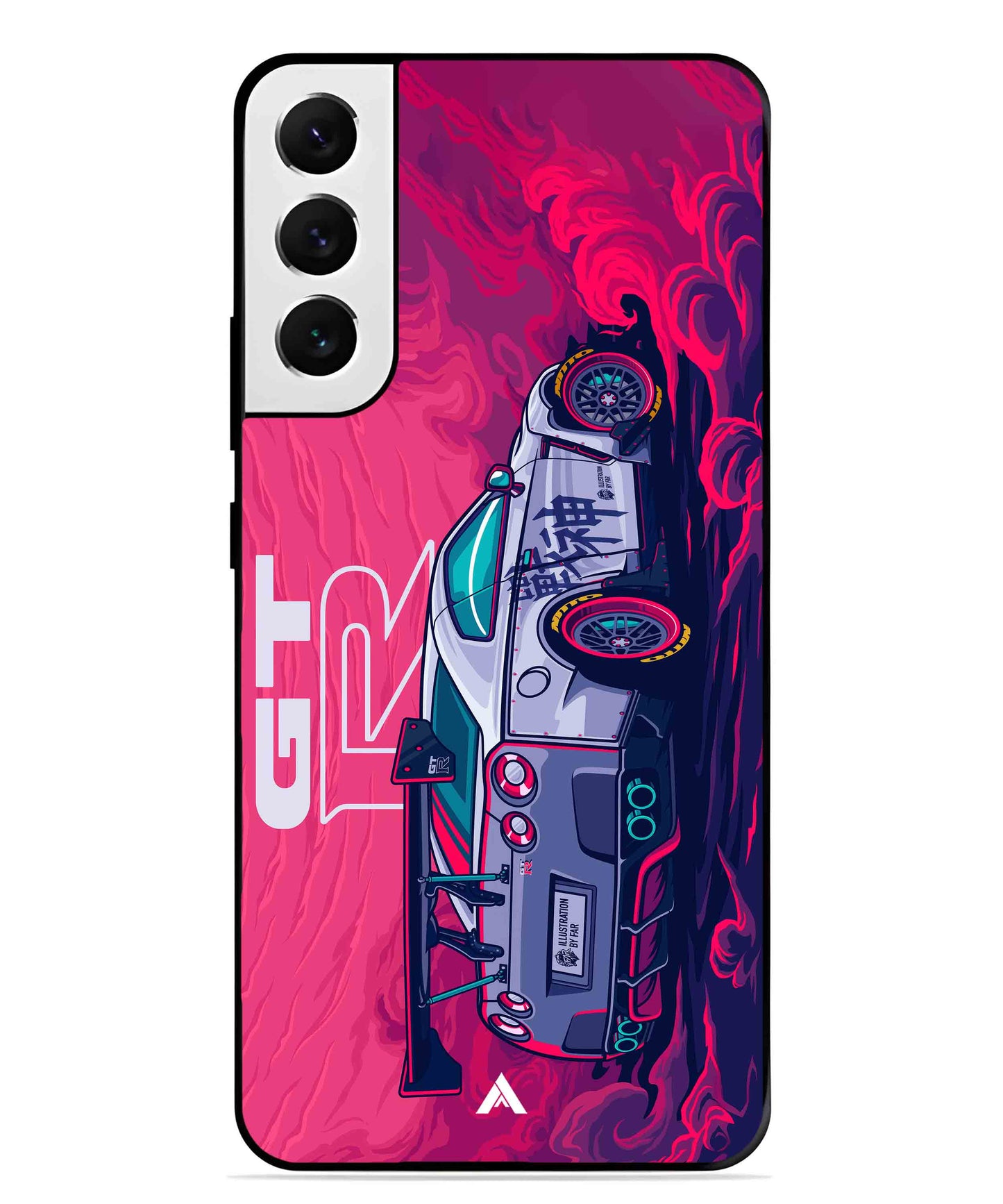 GTR Car Metal Back Cover Phone Case for Samsung Galaxy S22