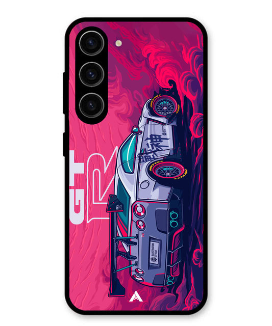 GTR Car Metal Back Cover Phone Case for Samsung Galaxy S23