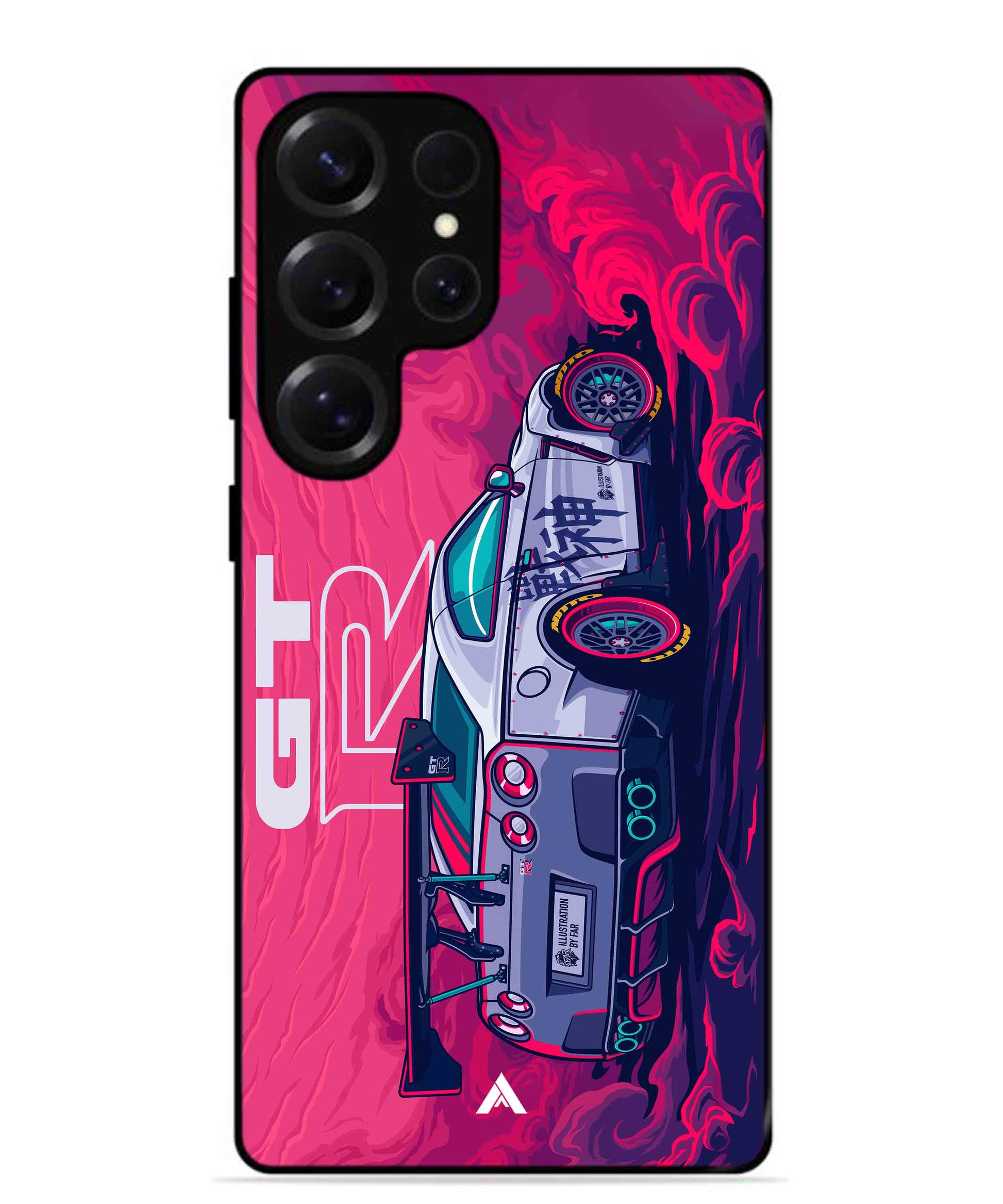 GTR Car Metal Back Cover Phone Case for Samsung Galaxy S25 Ultra