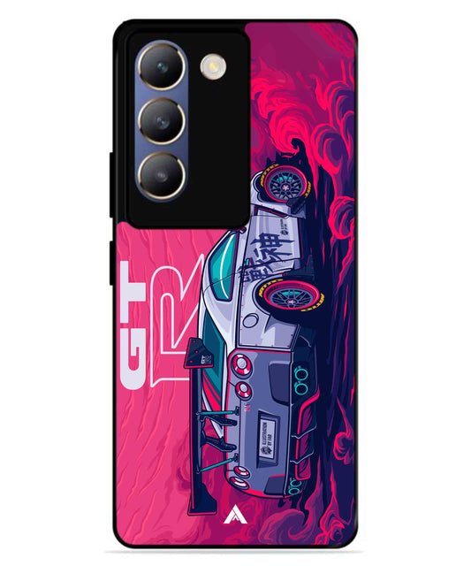 GTR Car Metal Back Cover Phone Case for Vivo T3
