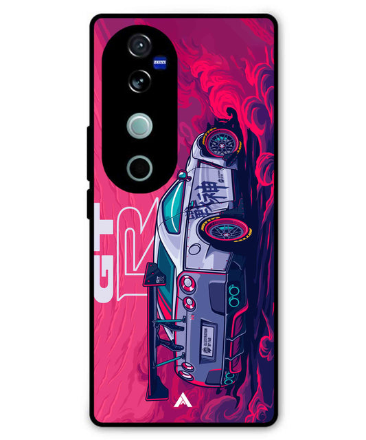 GTR Car Metal Back Cover Phone Case for Vivo T3 Ultra