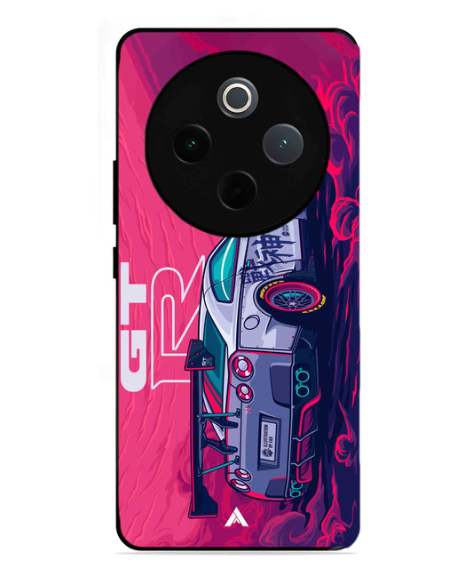 GTR Car Metal Back Cover Phone Case for Vivo T4