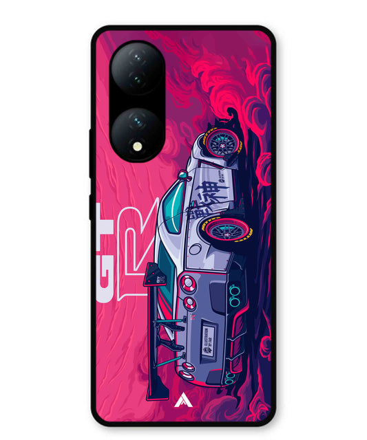 GTR Car Metal Back Cover Phone Case for Vivo Y100