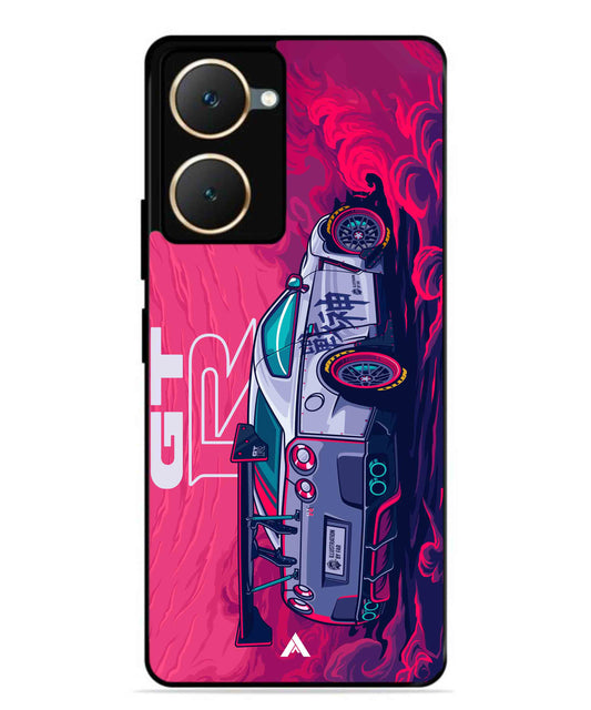 GTR Car Metal Back Cover Phone Case for Vivo Y28s