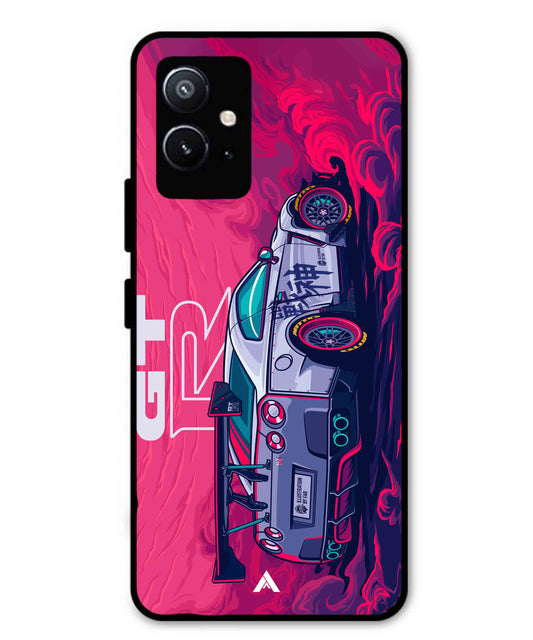 GTR Car Metal Back Cover Phone Case for Vivo Y75 5G