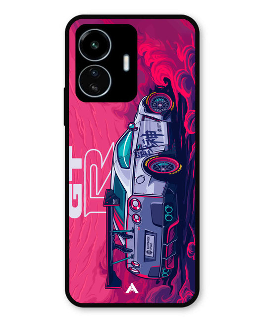 GTR Car Metal Back Cover Phone Case for Vivo Y77