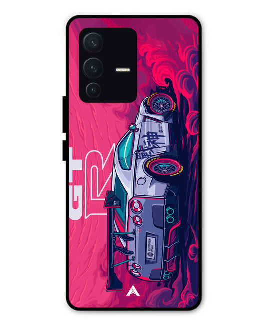 GTR Car Metal Back Cover Phone Case for Vivo v23 Pro