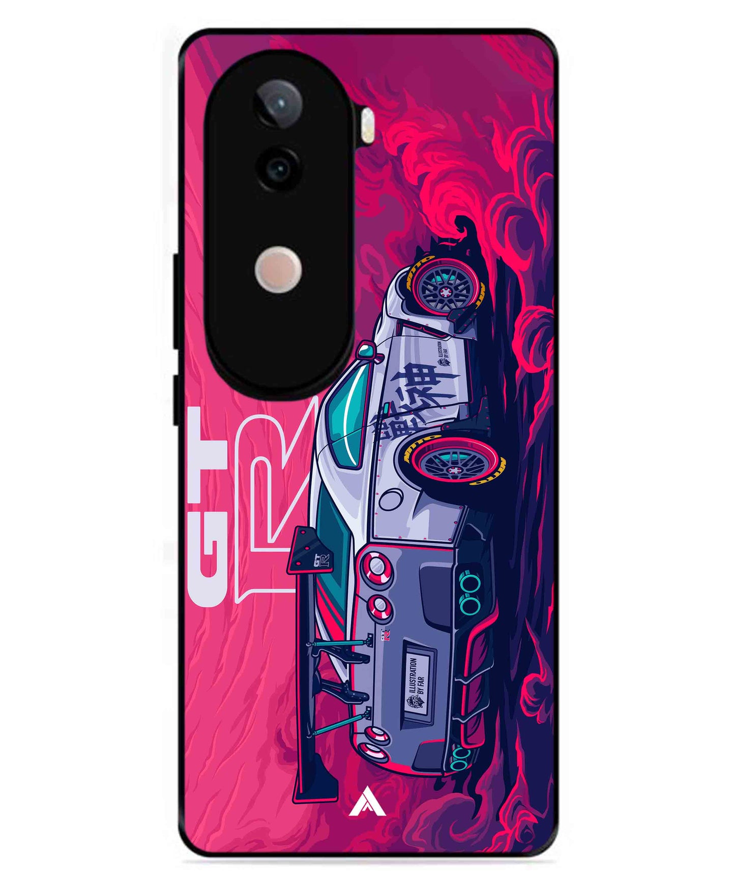 GTR Car Metal Back Cover Phone Case for Vivo v40e