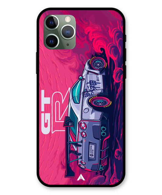 GTR Car Metal Back Cover Phone Case for iPhone 11 Pro