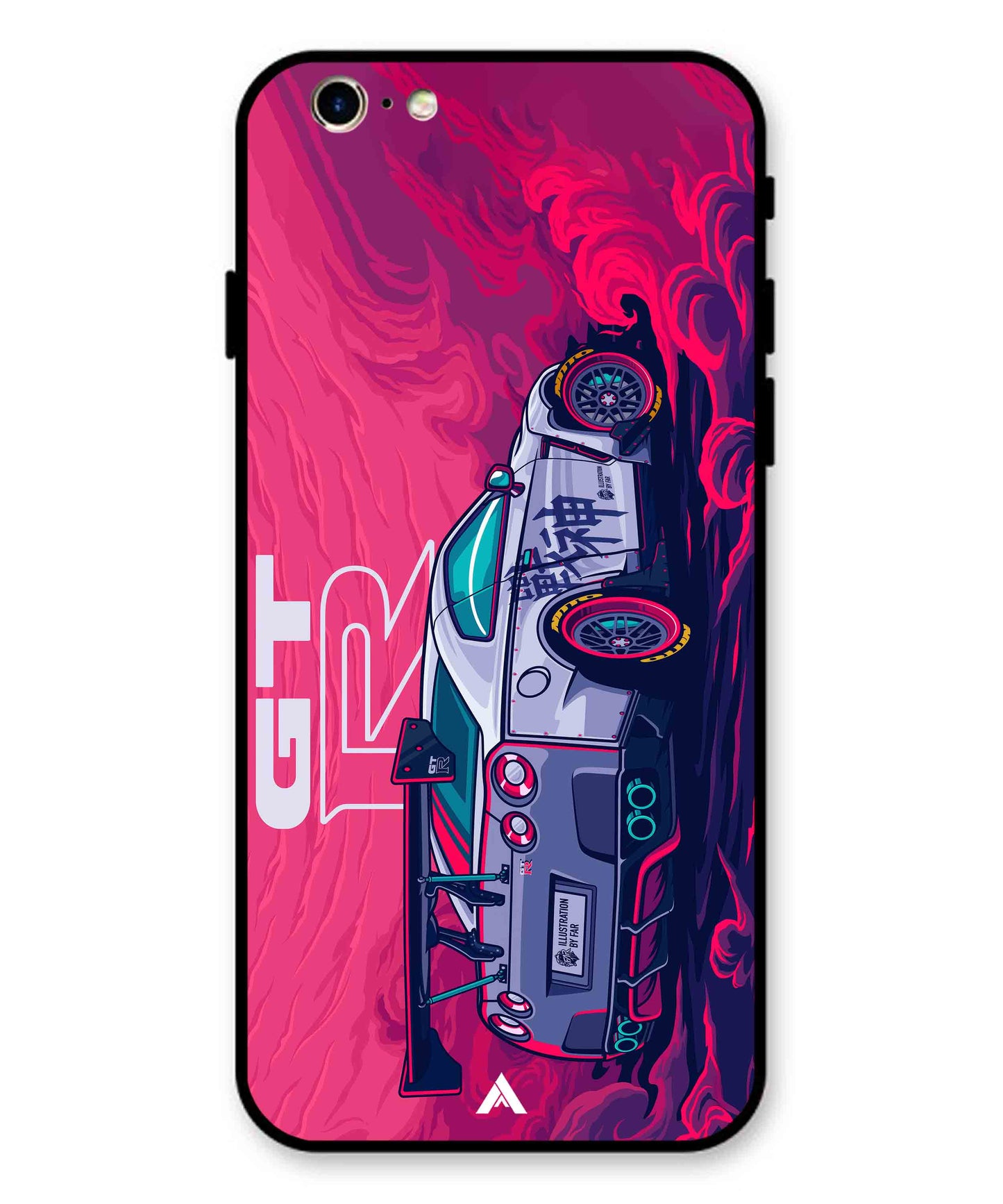 GTR Car Metal Back Cover Phone Case for iPhone 11