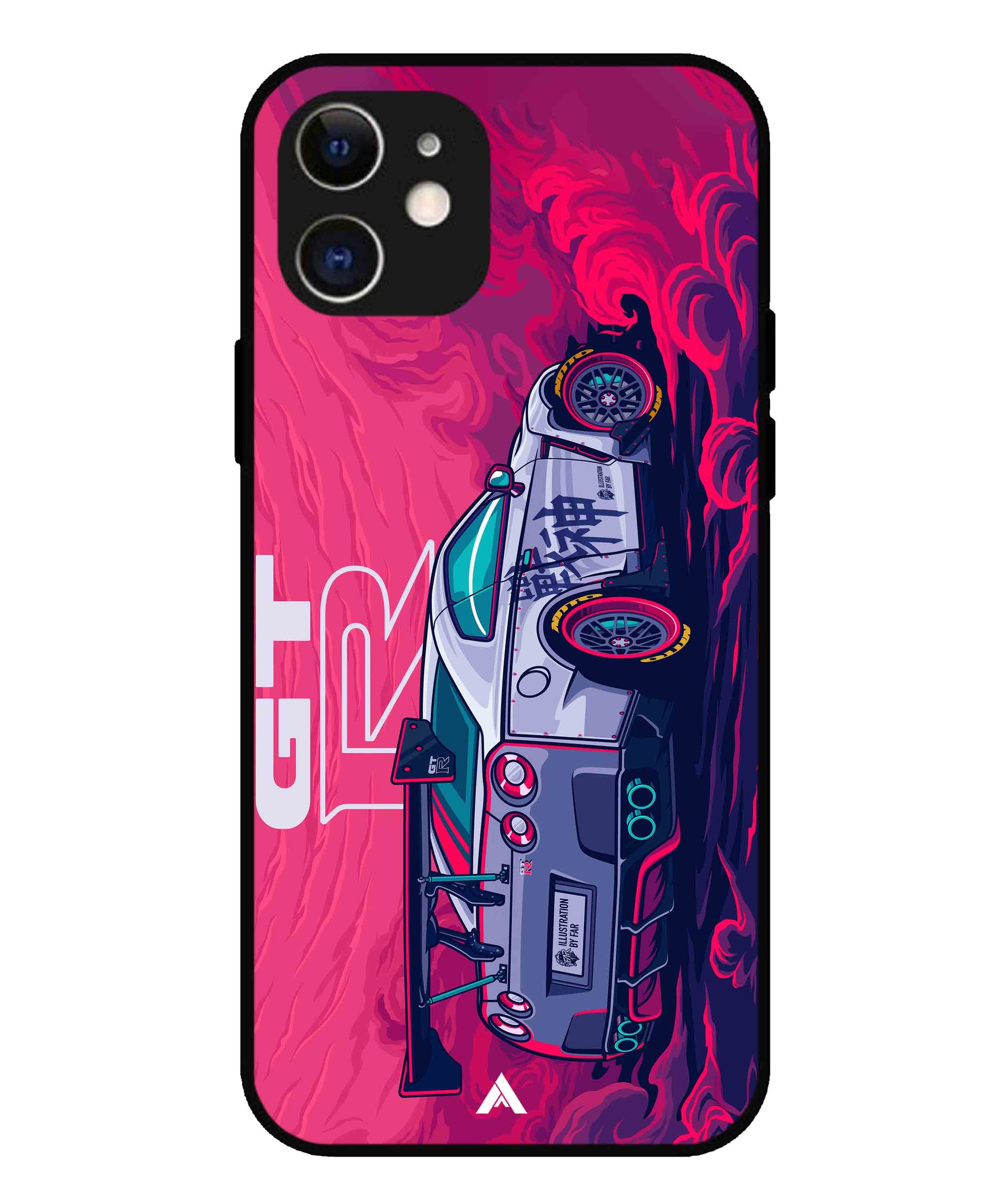 GTR Car Metal Back Cover Phone Case for iPhone 12