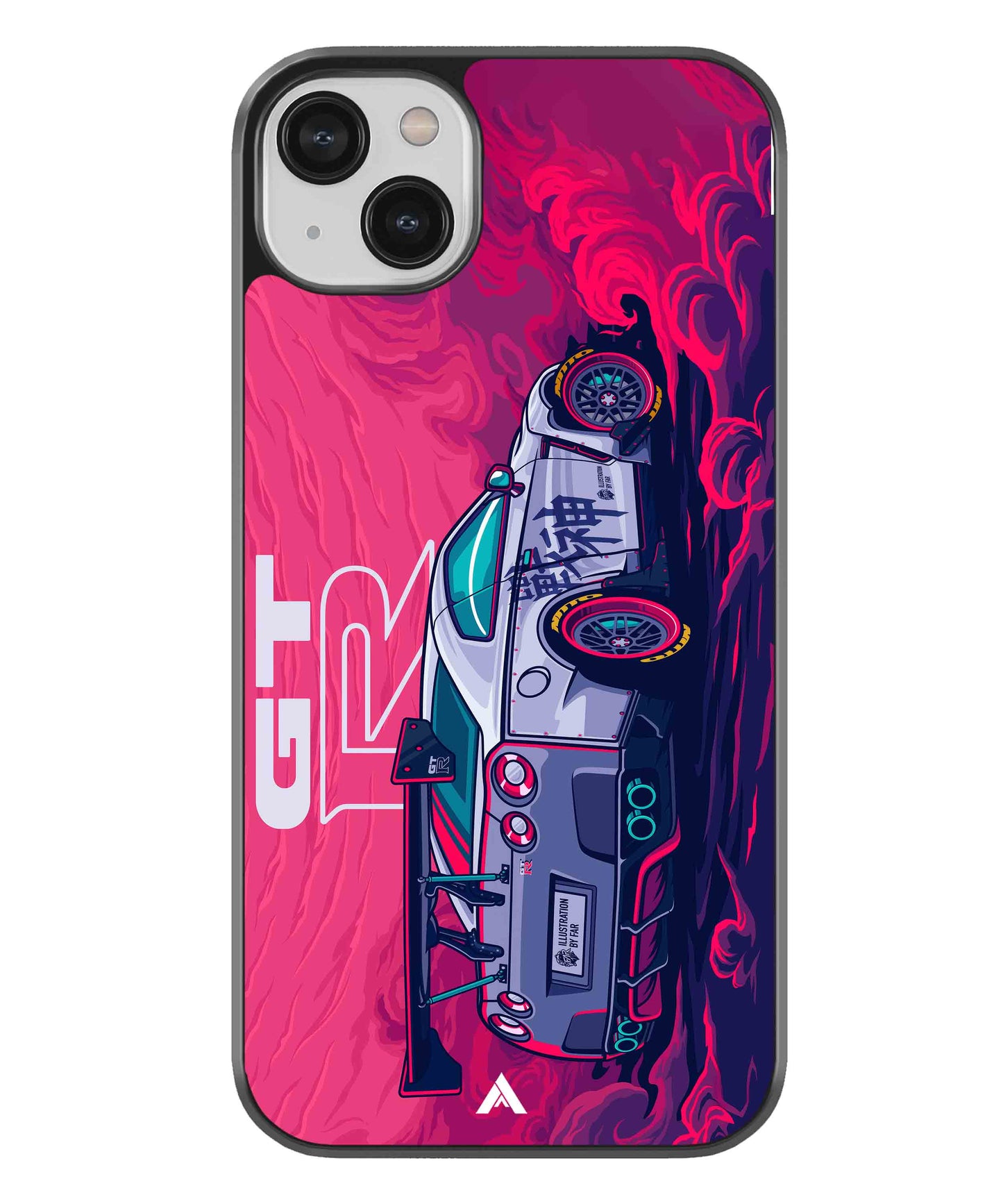 GTR Car Metal Back Cover Phone Case for iPhone 13