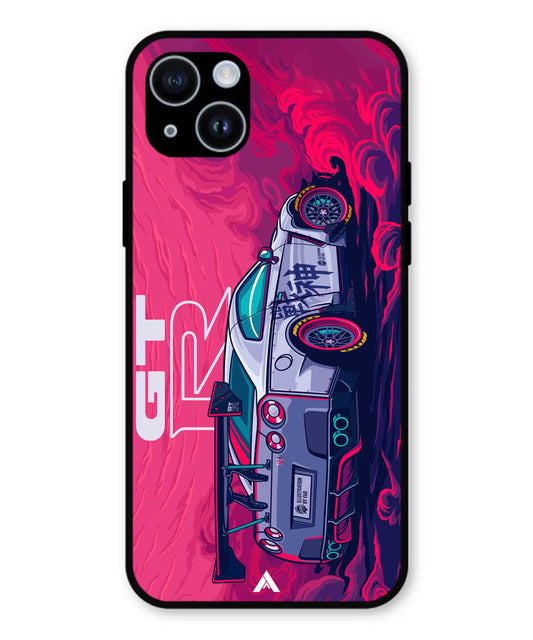 GTR Car Metal Back Cover Phone Case for iPhone 14
