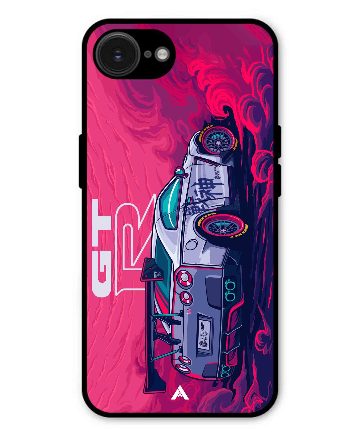GTR Car Metal Back Cover Phone Case for iPhone 16e