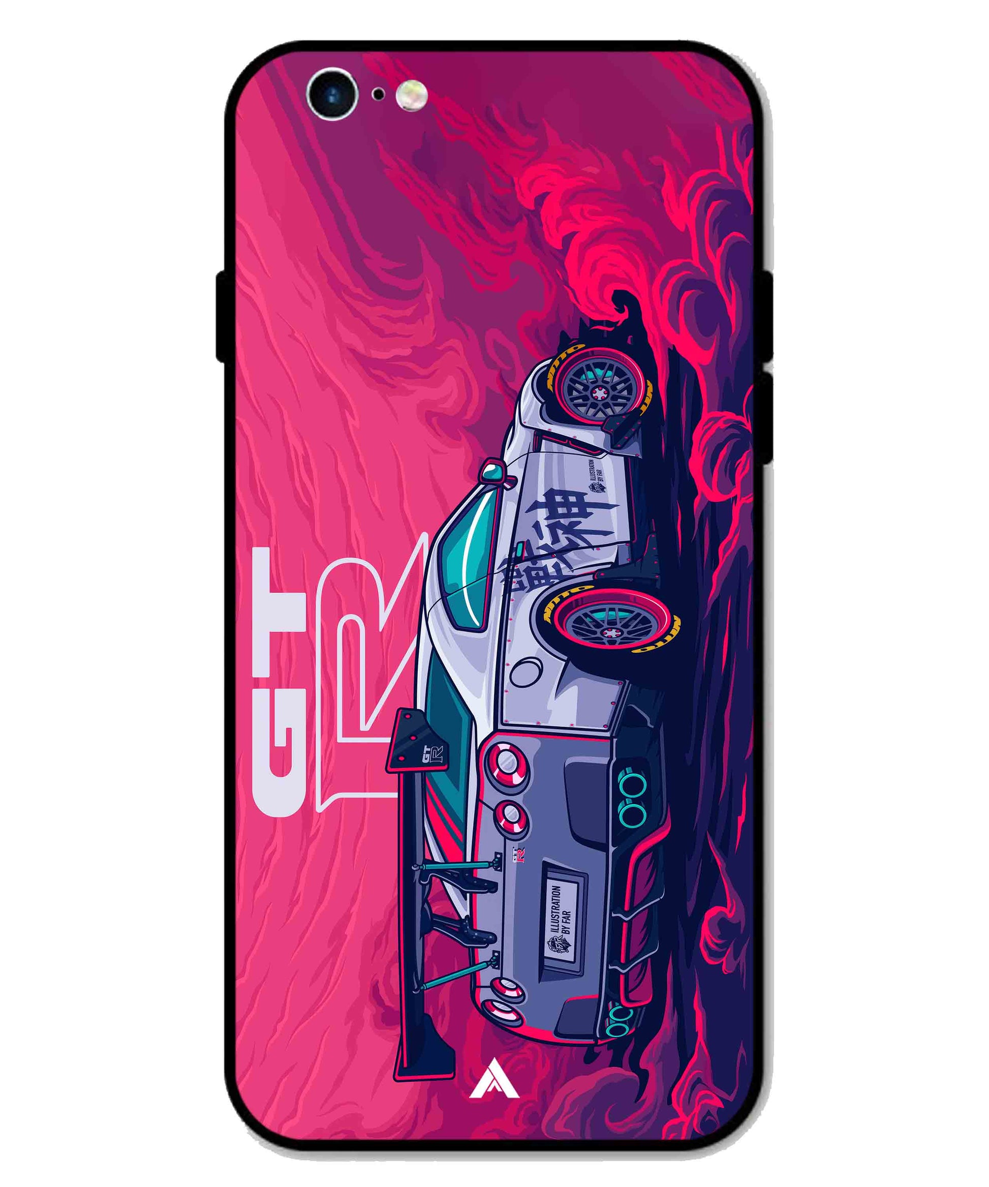 GTR Car Metal Back Cover Phone Case for iPhone 6s