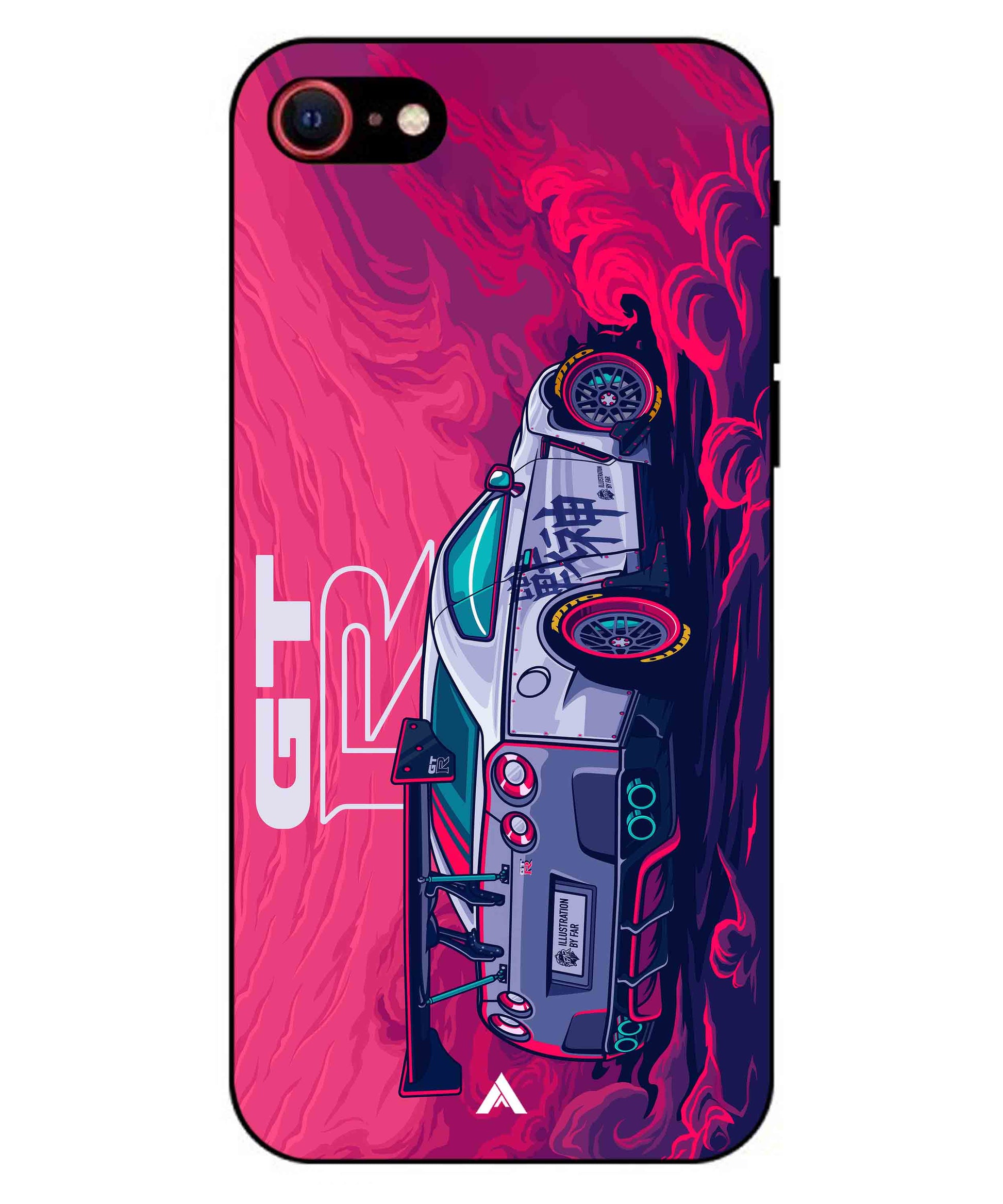 GTR Car Metal Back Cover Phone Case for iPhone 7