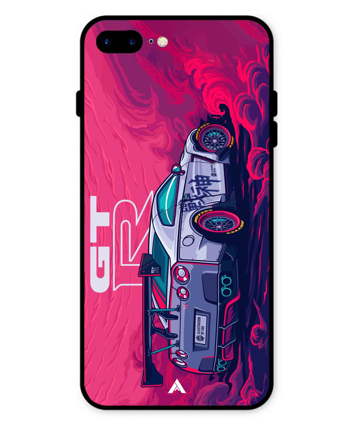 GTR Car Metal Back Cover Phone Case for iPhone 7 Plus