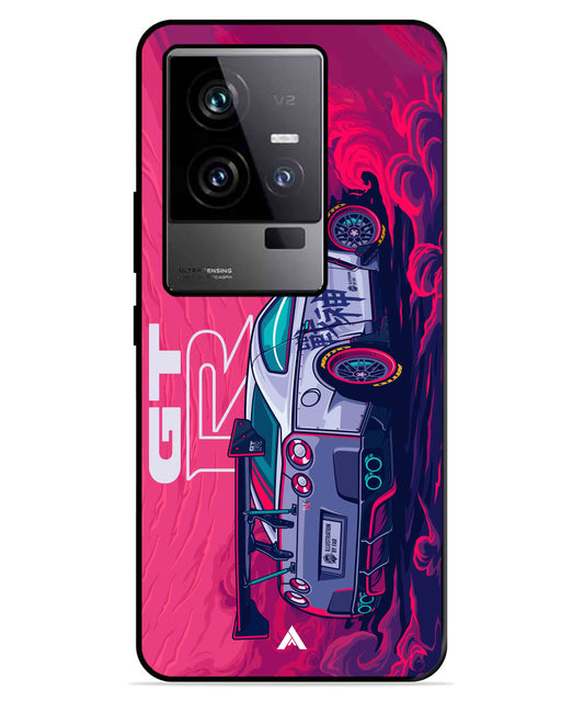 GTR Car Metal Back Cover Phone Case for iQOO 11