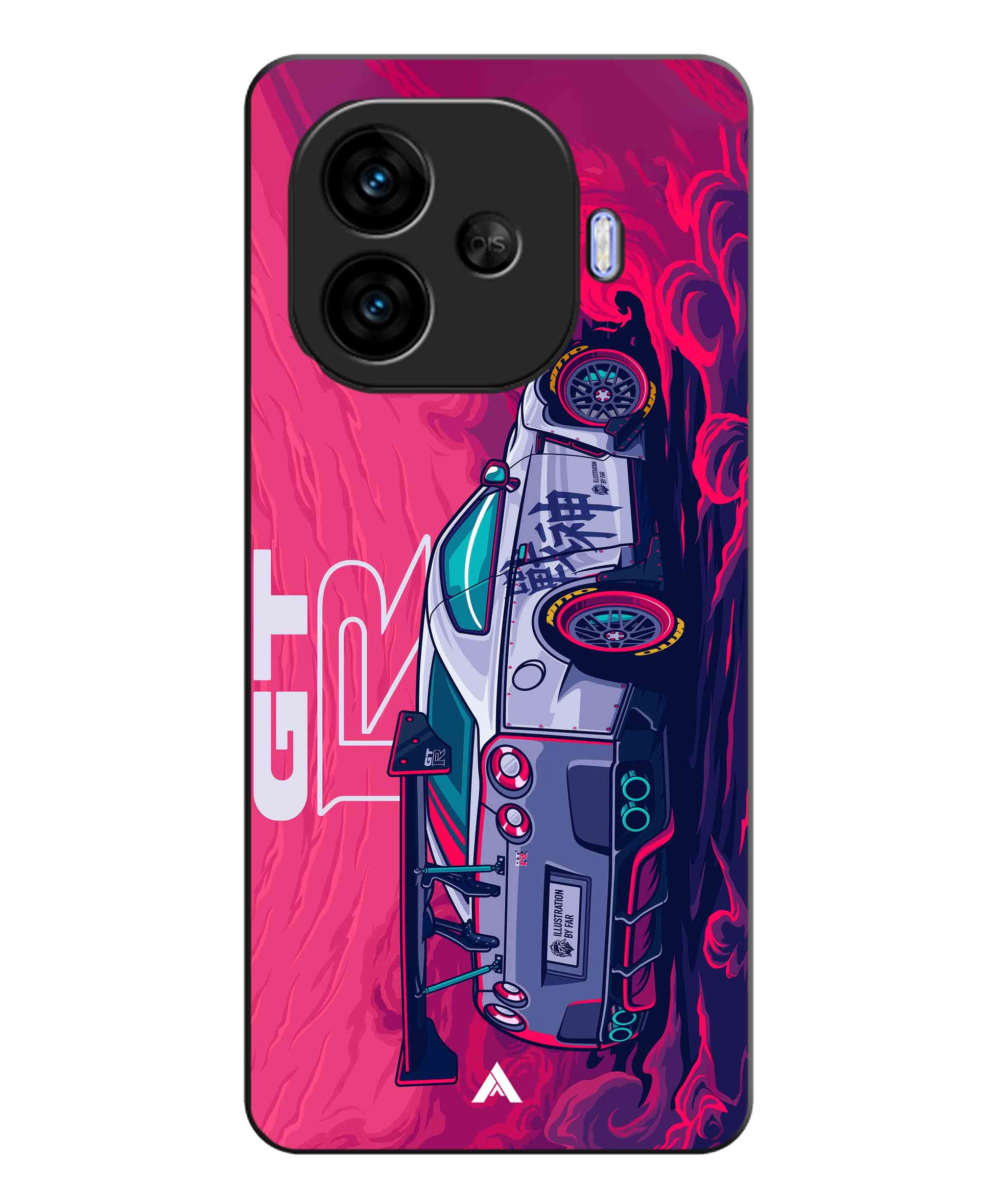 GTR Car Metal Back Cover Phone Case for iQOO Neo 10r