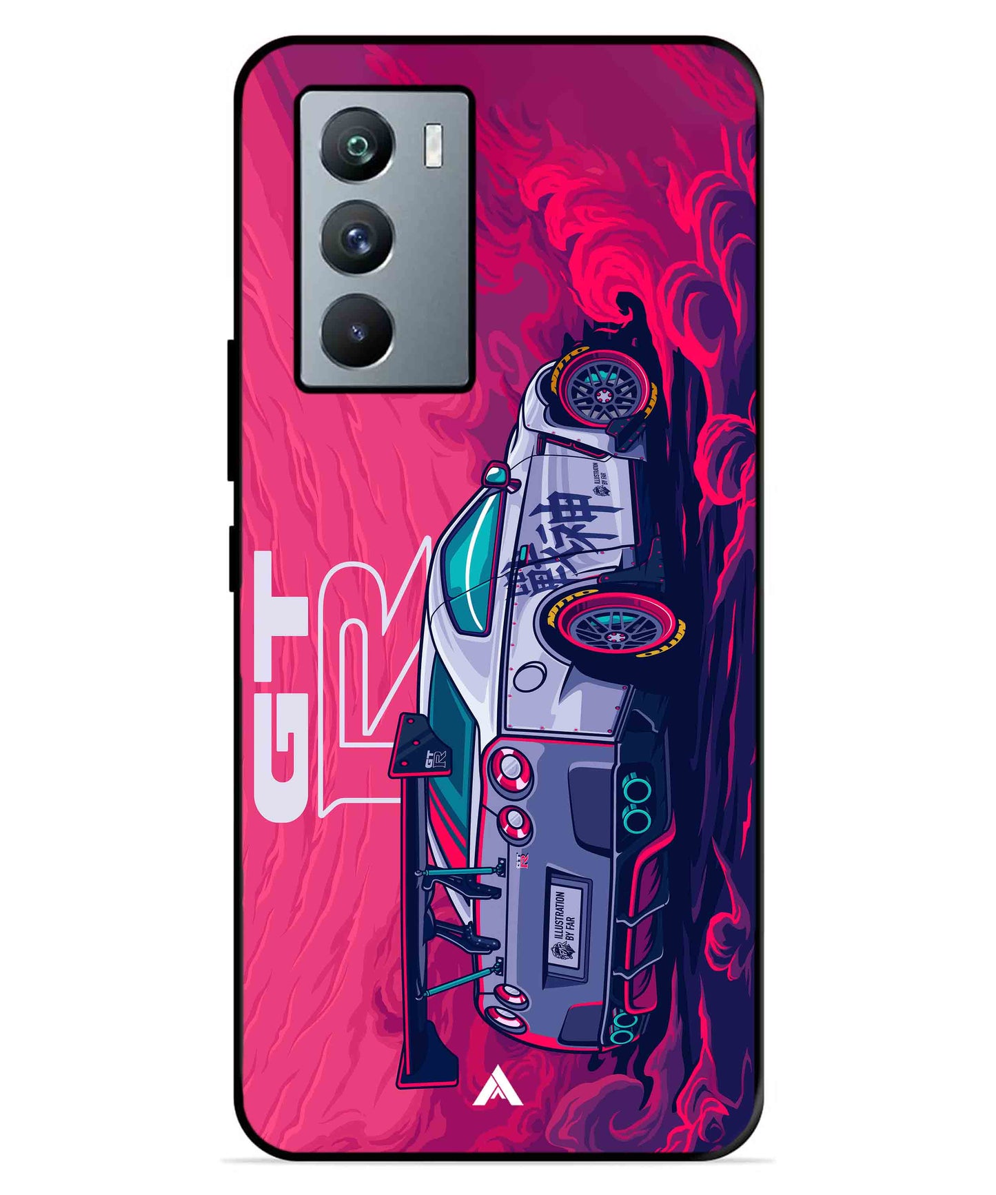 GTR Car Metal Back Cover Phone Case for iQOO Neo 5s