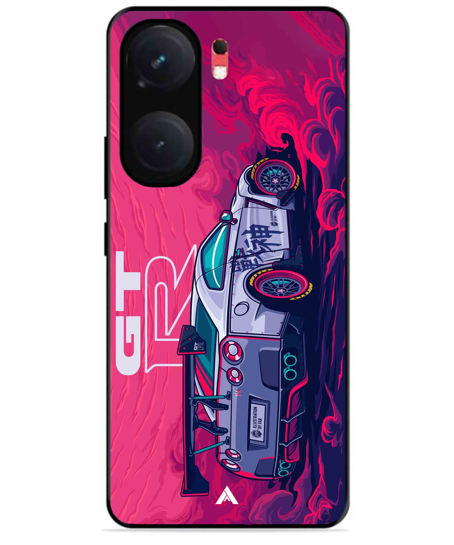 GTR Car Metal Back Cover Phone Case for iQOO Neo 9 Pro