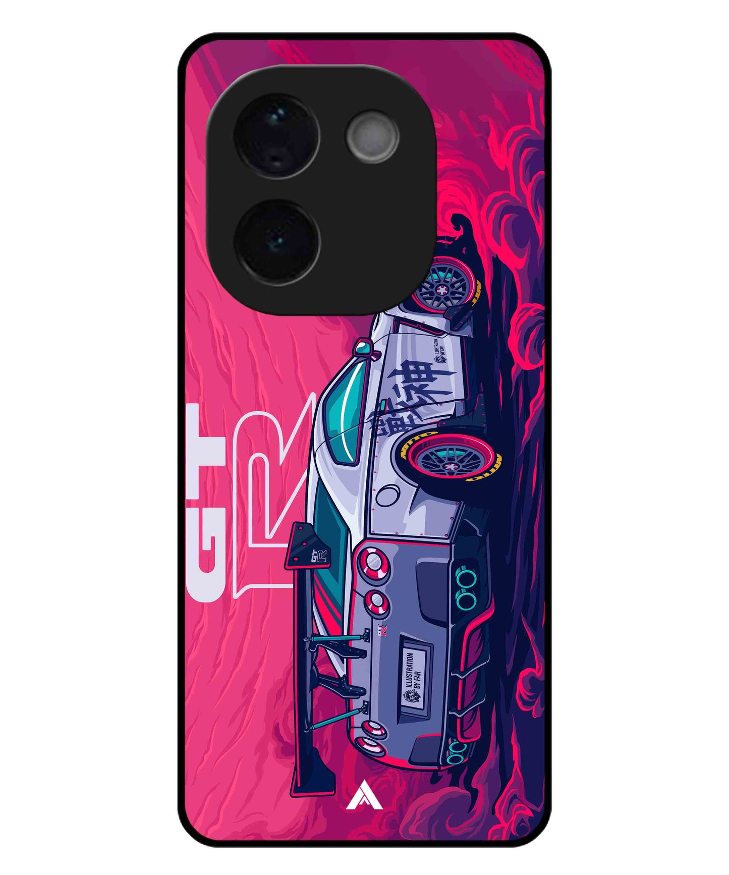 GTR Car Metal Back Cover Phone Case for iQOO Z9s Pro
