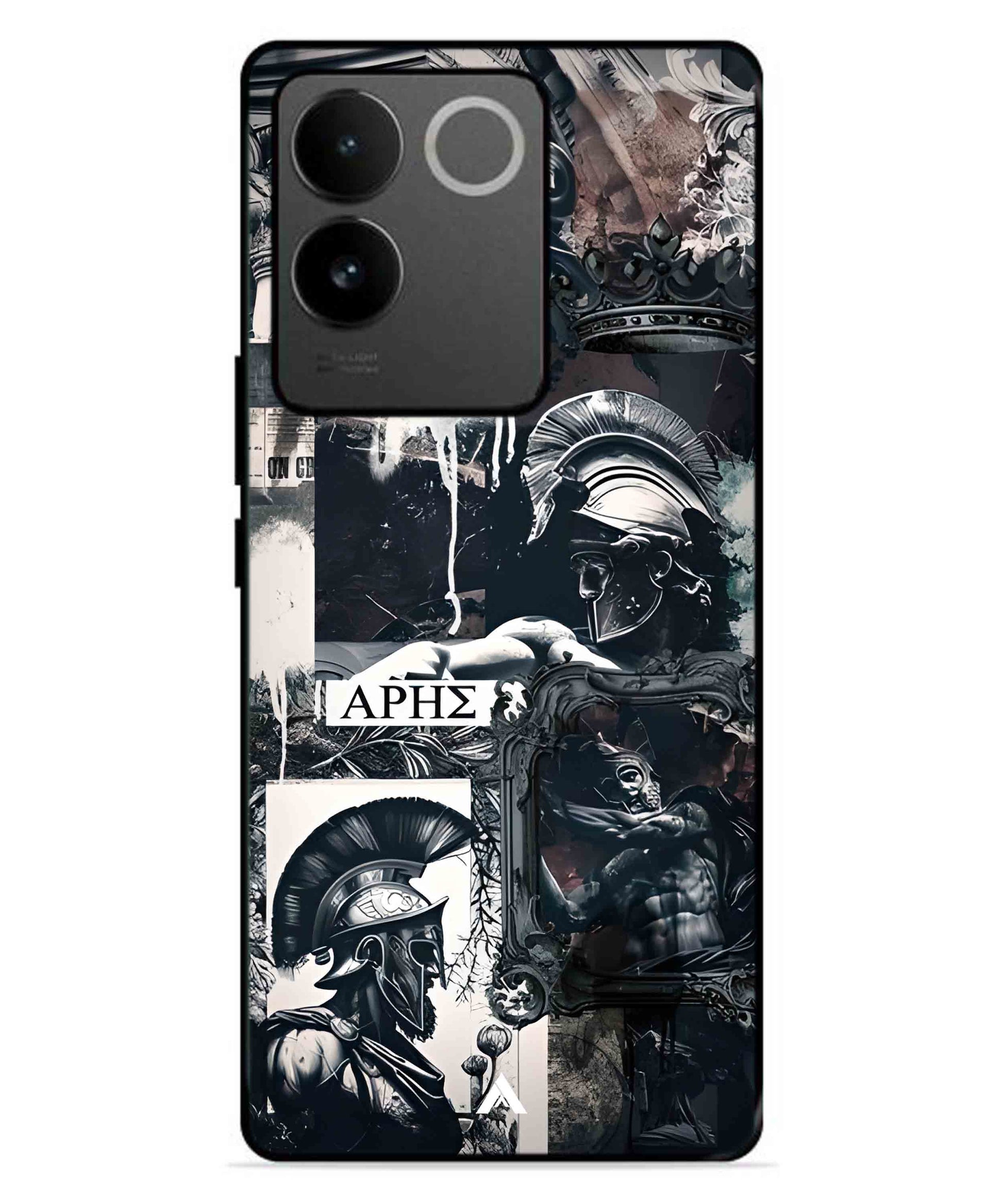 Greek Mindset Metal Back Cover Phone Case for IQOO Z7 Pro