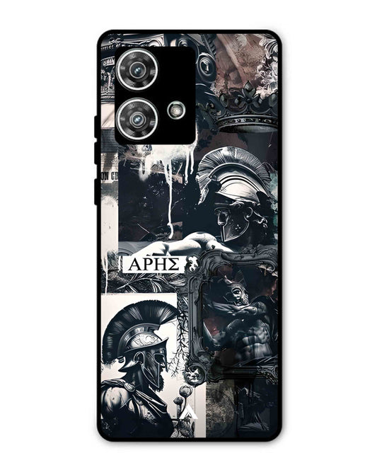 Greek Mindset Metal Back Cover Phone Case for Moto Edge 40 Neo