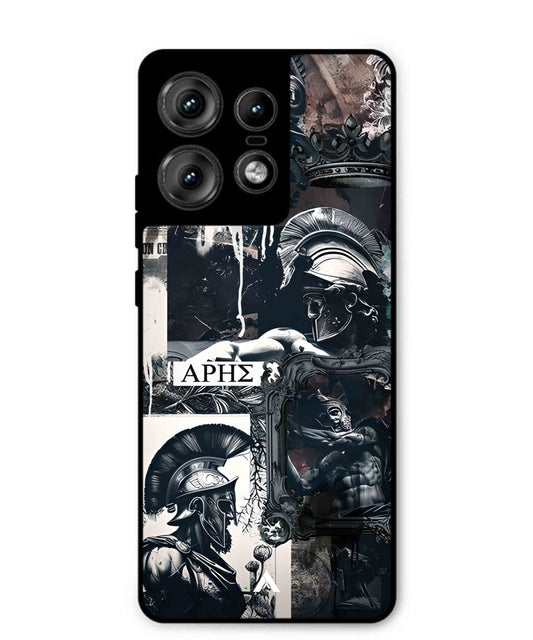 Greek Mindset Metal Back Cover Phone Case for Moto Edge 50 Pro