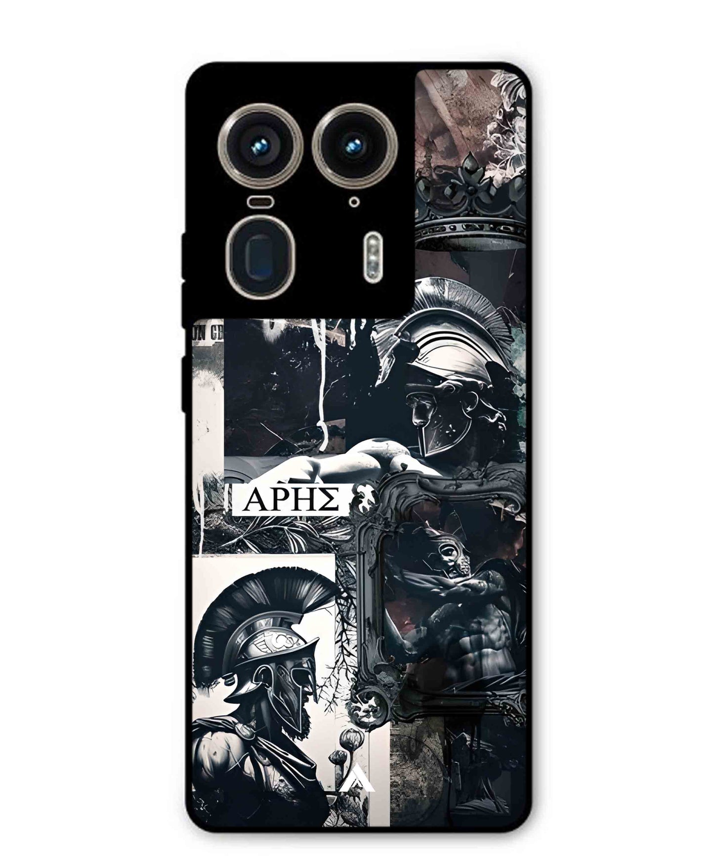 Greek Mindset Metal Back Cover Phone Case for Moto Edge 50 Ultra
