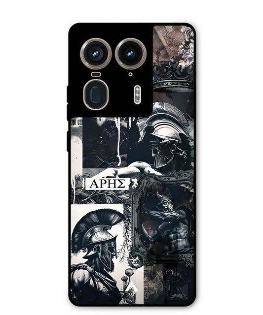 Greek Mindset Metal Back Cover Phone Case for Moto Edge 50 Ultra