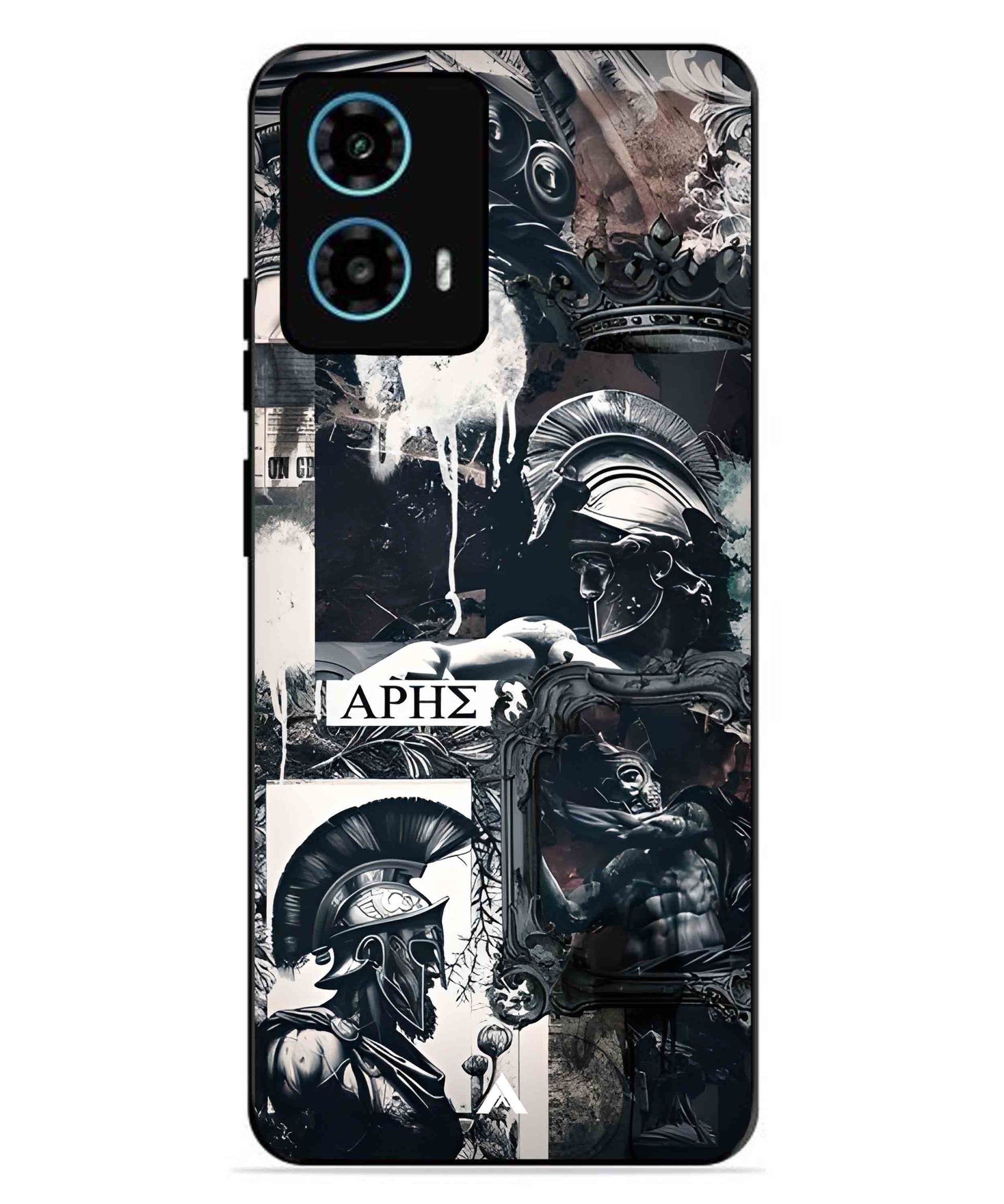 Greek Mindset Metal Back Cover Phone Case for Moto G34