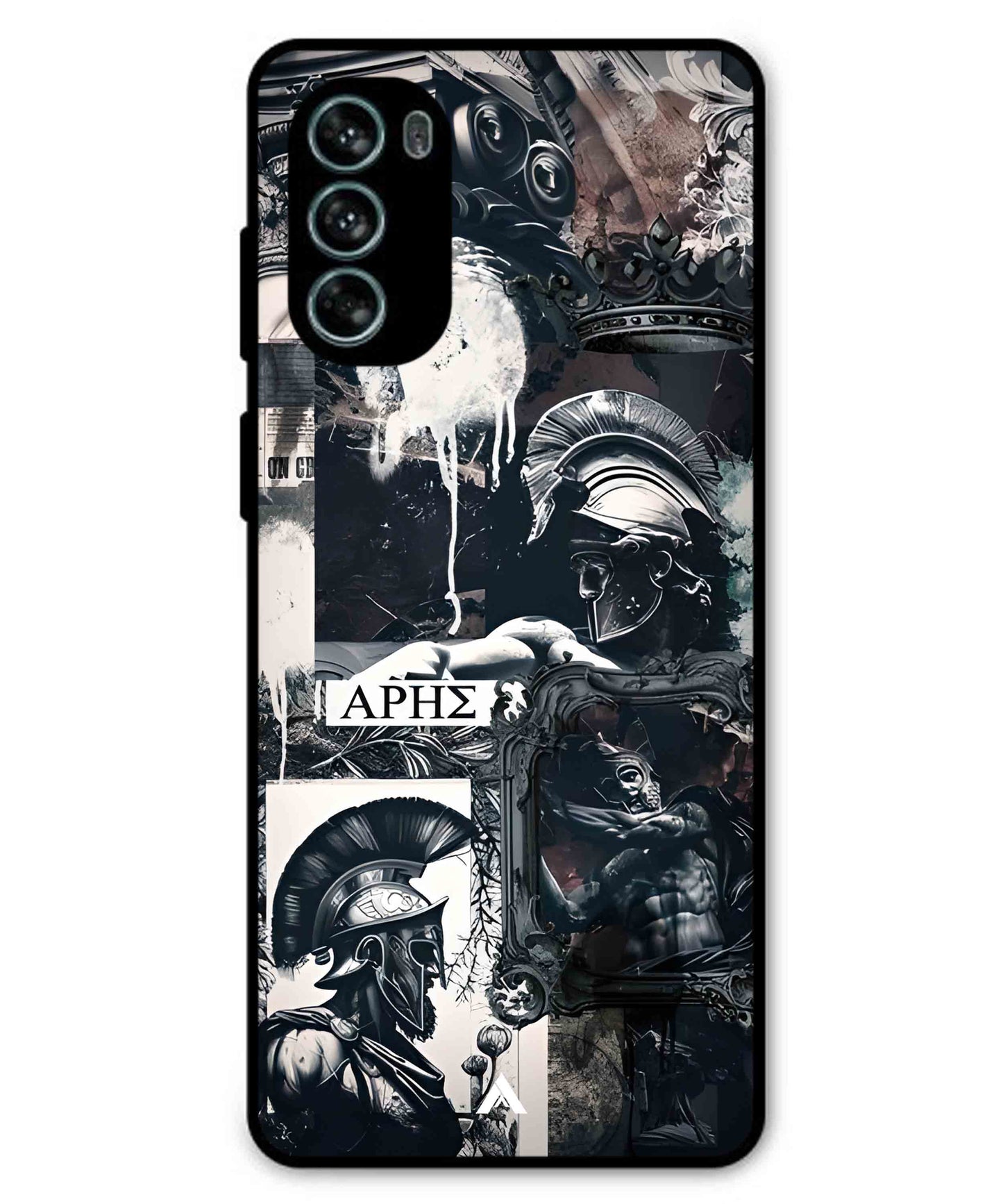 Greek Mindset Metal Back Cover Phone Case for Moto G62