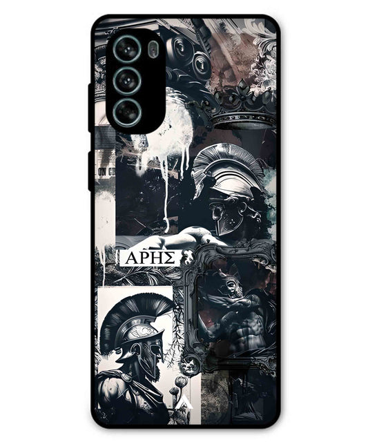 Greek Mindset Metal Back Cover Phone Case for Moto G62