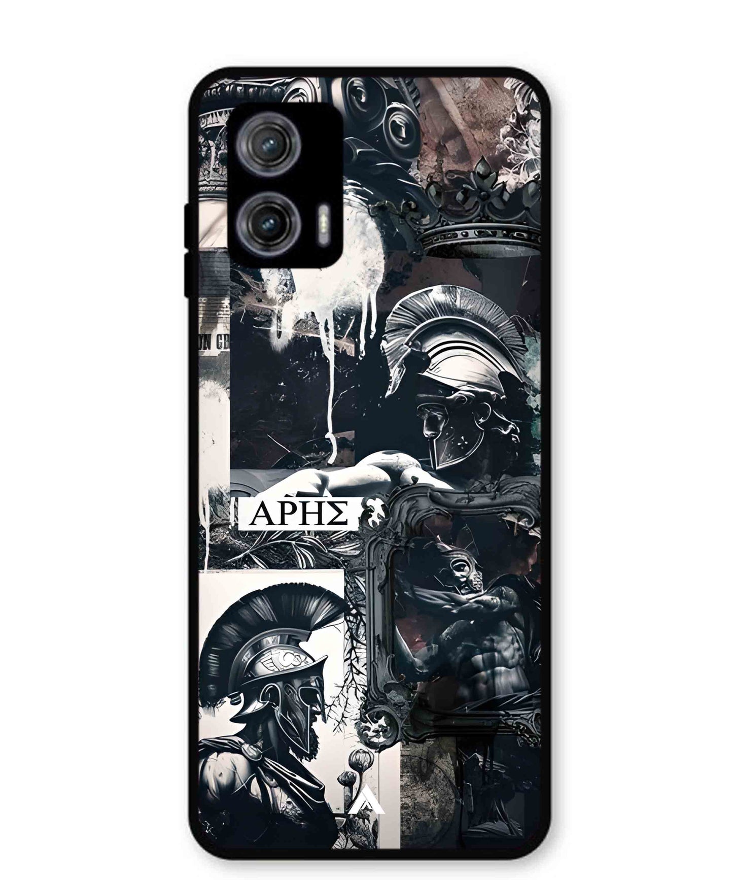 Greek Mindset Metal Back Cover Phone Case for Moto G73