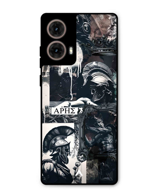 Greek Mindset Metal Back Cover Phone Case for Moto G85